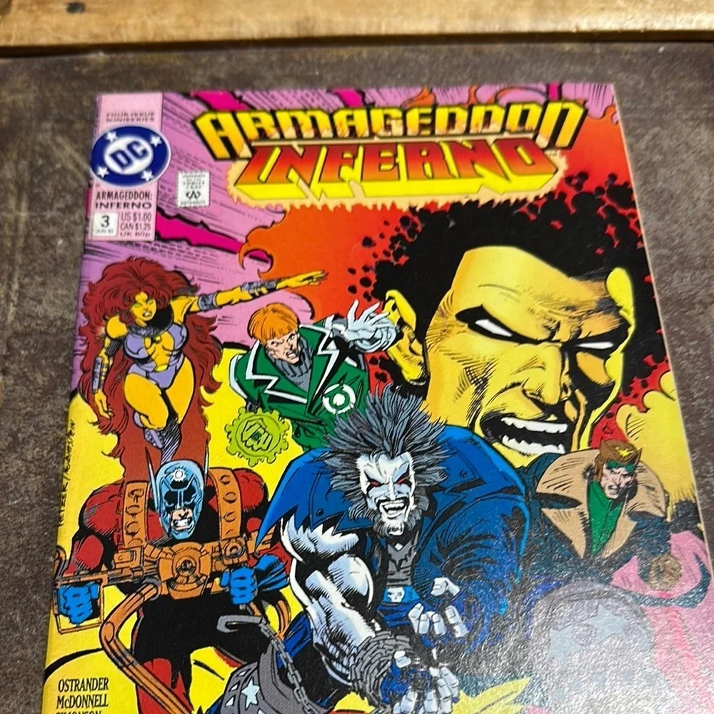 DC Comics Armageddon Inferno #3 (1992) Lobo Starfire - Picture 4 of 12